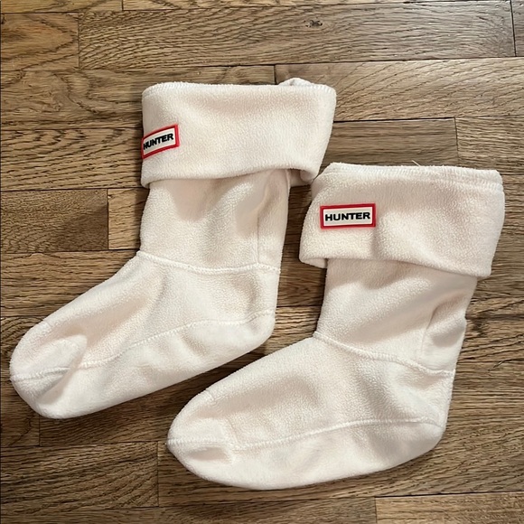 Hunter Cream Fleece Socks - Picture 1 of 4